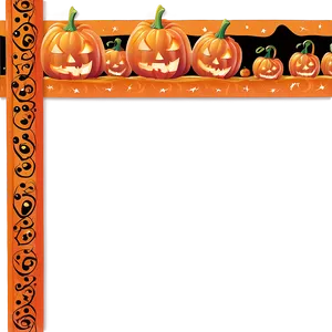 Halloween Border For Certificates Png 11 PNG image