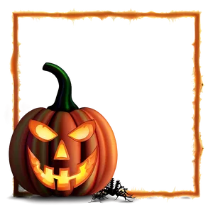 Halloween Border With Pumpkins Png 06202024 PNG image