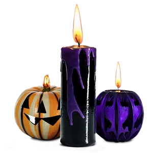 Halloween Candle Decorations PNG Vbm20 PNG