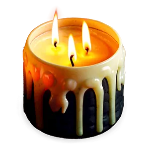 Halloween Candle PNG 05232024