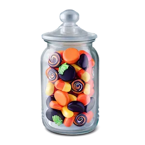 Halloween Candy Jar PNG 06292024