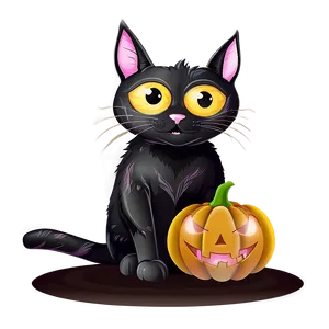 Halloween Cat Clipart Png 06122024 PNG image