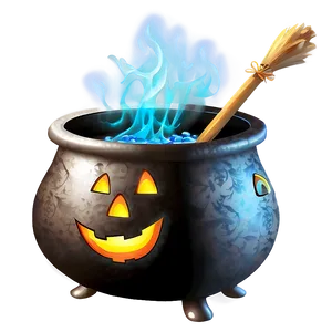 Halloween Cauldron Clipart PNG Luy99
