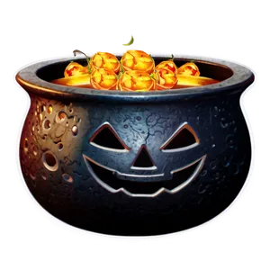 Halloween Cauldron Png 05242024 PNG image