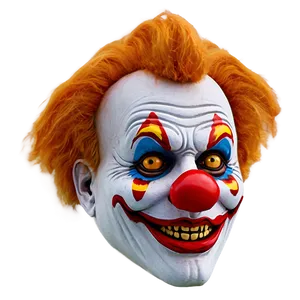Halloween Clown Mask PNG 06212024