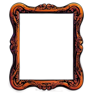 Halloween Cute Frame PNG 06262024