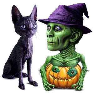 Halloween Eerie Encounters PNG 06292024 PNG