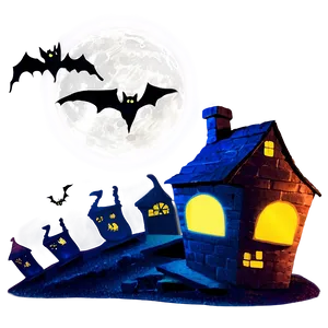 Halloween Eerie Night PNG Bjd