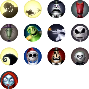 Halloween Emoji Collection PNG image