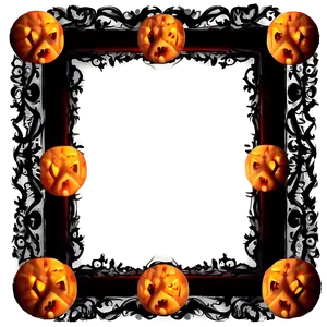 Halloween Frame Border PNG 93
