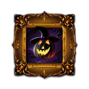Halloween Frame PNG 04292024