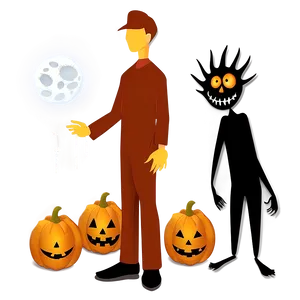 Halloween Ghoulish Gathering PNG 82