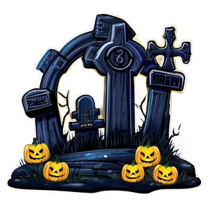 Halloween Graveyard Clipart Png Ucr16 PNG image