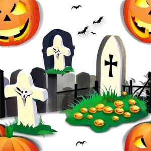 Halloween Graveyard Clipart Png Usg PNG image