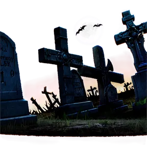Halloween Graveyard PNG 04292024