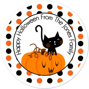 Halloween Greeting From The Jones Family PNG image