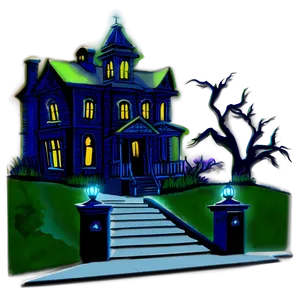 Halloween Haunted Mansion Mystery PNG 8 PNG