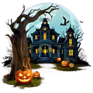 Halloween Haunted Mansion Mystery PNG 80 PNG