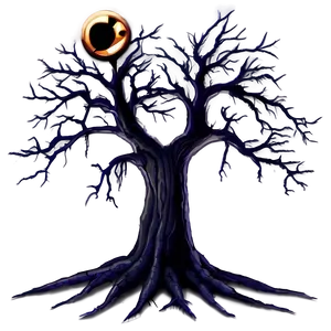 Halloween Haunted Tree Png Rxj39 PNG image