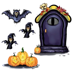Halloween Haunting Hour Png Yvf PNG image