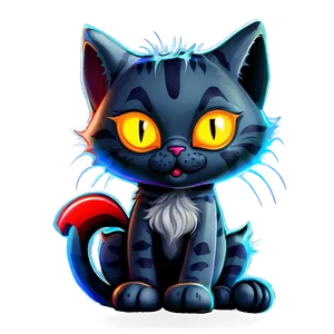 Halloween Kitten PNG 93