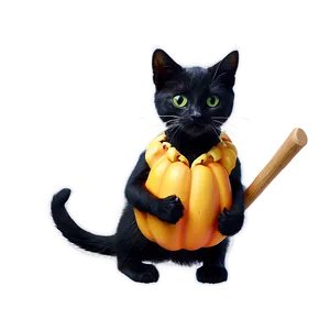 Halloween Kitten PNG 99