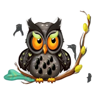 Halloween Owl Png 64 PNG image