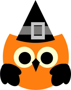 Halloween Owlin Witch Hat PNG image