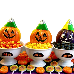 Halloween Party Candy Buffet Png Kvt PNG image