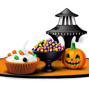 Halloween Party Candy Buffet Png Yrn PNG image