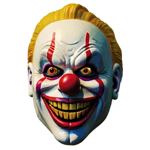 Halloween Party Creepy Clown Masks Png Pla80 PNG image