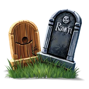 Halloween Party Diy Tombstones PNG 06262024