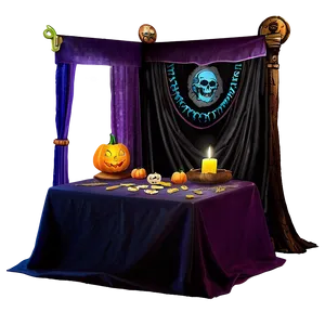 Halloween Party Fortune Telling Corner Png Boy PNG image