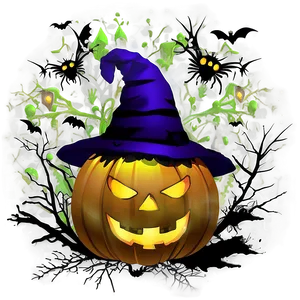 Halloween Party Haunted Forest Theme PNG 75 PNG