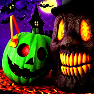 Halloween Party Monster Mash Playlist Png 06262024 PNG image