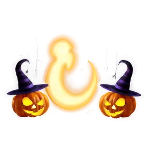 Halloween Party Moonlight Dance PNG Wyk34 PNG