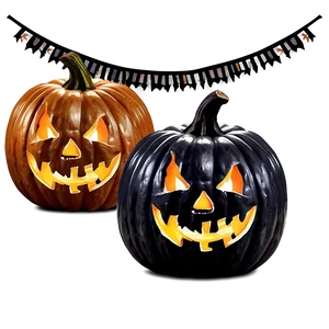 Halloween Party Pumpkin Carvings PNG 51