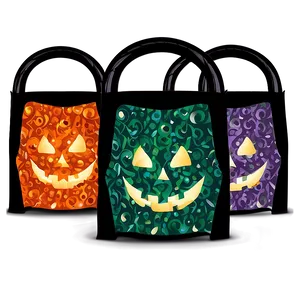 Halloween Party Trick Or Treat Bags PNG Utd1 PNG