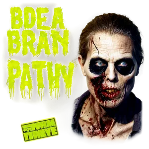 Halloween Party Zombie Apocalypse Theme PNG 18 PNG