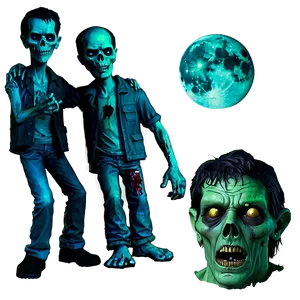 Halloween Party Zombie Apocalypse Theme PNG 22 PNG