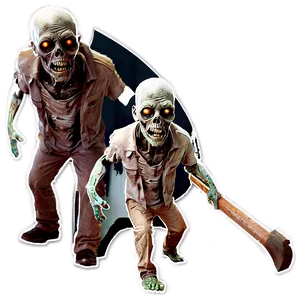 Halloween Party Zombie Apocalypse Theme Png Dfb81 PNG image