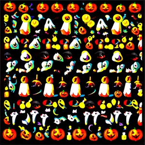 Halloween Pattern PNG 05062024