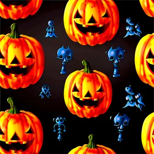 Halloween Pattern PNG Bfl80