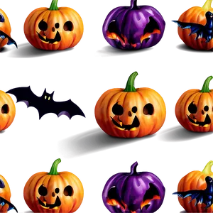 Halloween Pattern PNG Pxe74