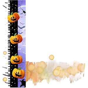 Halloween Photo Border PNG 06262024
