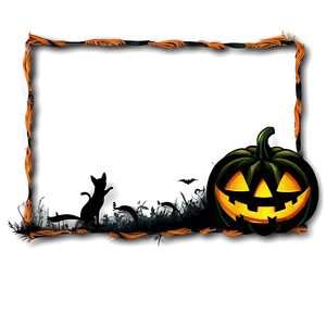 Halloween Photo Border PNG 25