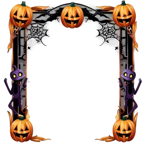 Halloween Photo Border PNG Ger67 PNG