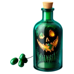 Halloween Poison Bottle Png 04292024 PNG image