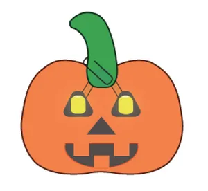 Halloween Pumpkin Lantern Illustration PNG image