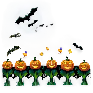 Halloween Pumpkin Patch Night Png 27 PNG image